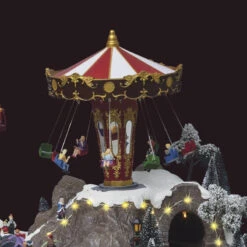 Village De Noël Géant Fête Foraine Lumineux Et Animé -ATMOSPHERA || Intex || Demeyere Soldes village de noel fete foraine lumineux et anime 2