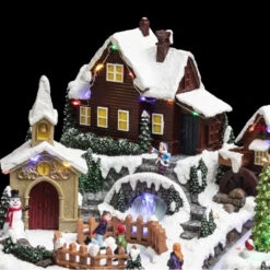 Village De Noël Lac Gelé Lumineux Et Animé -ATMOSPHERA || Intex || Demeyere Soldes village de noel lac gele lumineux et anime 1