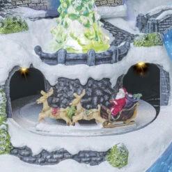 Village De Noël Moulin à Vent Animé, Lumineux Et Musical -ATMOSPHERA || Intex || Demeyere Soldes village de noel moulin a vent anime lumineux et musical 1 3