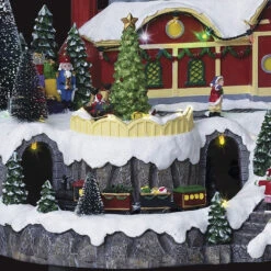 Village De Noël Roue Du Père Noël Animé Et Lumineux 7 Village De Noël Roue Du Père Noël Animé Et Lumineux -ATMOSPHERA || Intex || Demeyere Soldes village de noel roue du pere noel anime et lumineux 1 2