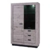 Vitrine 2 Portes 3 Tiroirs Marseille -ATMOSPHERA || Intex || Demeyere Soldes vitrine 2 portes 3 tiroirs marseille