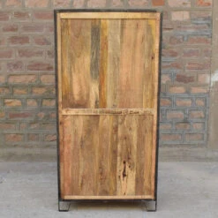 Vitrine 2 Portes 4 Niveaux Manguier -ATMOSPHERA || Intex || Demeyere Soldes vitrine 2 portes 4 niveaux manguier 2