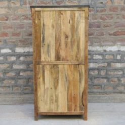 Vitrine 2 Portes Bois De Manguier Et Métal -ATMOSPHERA || Intex || Demeyere Soldes vitrine 2 portes bois de manguier et metal 1 6