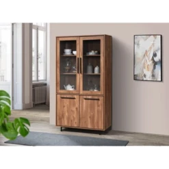 Vitrine 2 Portes Vitrées 2 Portes Pleines Wilde 5 Vitrine 2 Portes Vitrées 2 Portes Pleines Wilde -ATMOSPHERA || Intex || Demeyere Soldes vitrine 2 portes vitrees 2 portes pleines wilde 1 1